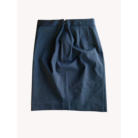 Ann Taylor Skirt Petite 0 Mini Striped Lined - Picture 11 of 12